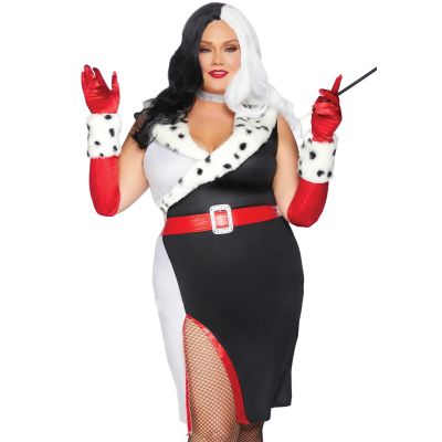 4 Pcs halloween costume - Leg Avenue - Devilish Diva - Plus size