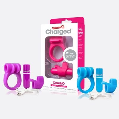 Rechargeable stimulator kit - Screaming O - Charged Combo Kit