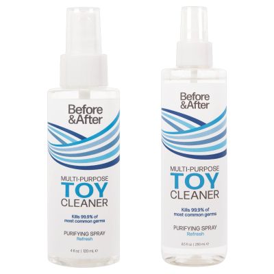 Spray Toy Cleaner - BEFORE & AFTER