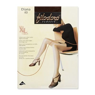 Glossy semi-sheer tights - Filodoro