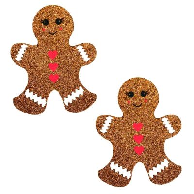 Pasties (2) - Neva Nude - Sparkling Gingerbread Buddy