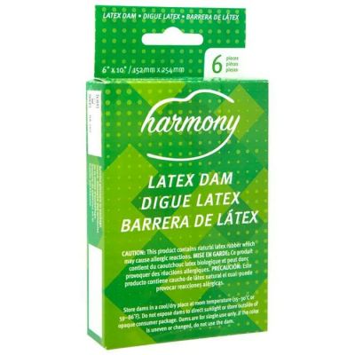 Latex Dam Oral Condom (6) - HARMONY