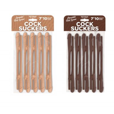 COCK SUCKERS Reusable Pecker Straws - HOTT PRODUCTS 