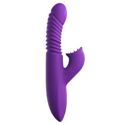 Vibrateur Double Stimulation - Ultimate Thrusting Clit Stimulate-her