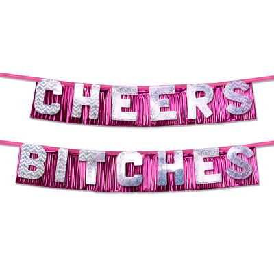 Cheers Bitches Party Banner