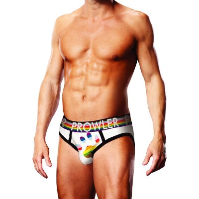Oversized Paw White Brief - PROWLER 