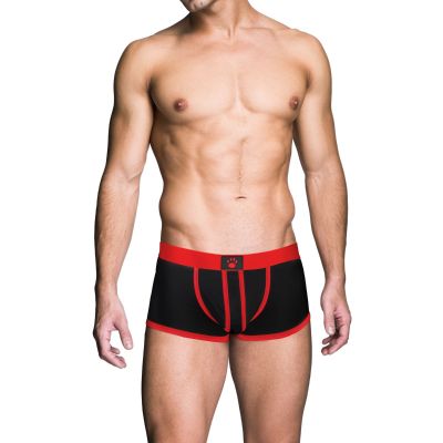 Boxer Dos Ouvert Noir/Rouge - PROWLER RED 
