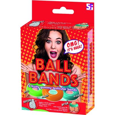 BALL BANDS 3 Bandes Testiculaires Gommeuses Fruitées - HOTT PRODUCTS 