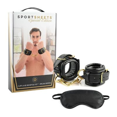 Sportsheets Special Edition - Cuffs and Blindfold Set