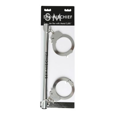 S&M - Spreader Bar With Metal Cuffs